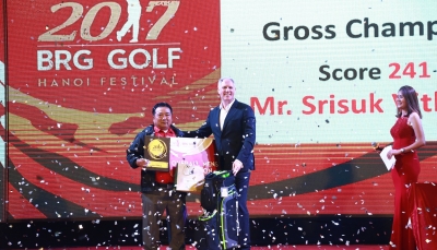 Giải gôn truyền thống 2017 BRG Golf Hà Nội Festival kết thúc thành công trong niềm vui hứng khởi của những người yêu gôn